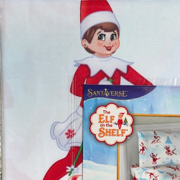 New ELF ON THE SHELF Twin Size Sheet Set Christmas New Holiday - Picture 4 of 6